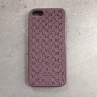 グッチ(Gucci)のGUCCI 薄紫 iPhone cover グッチ(iPhoneケース)