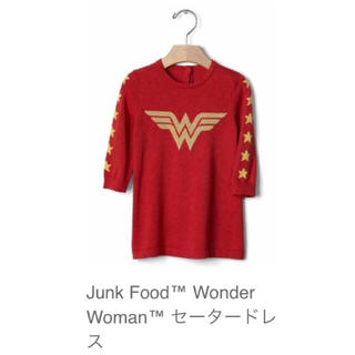 ベビーギャップ(babyGAP)の【新品 未開封】Junk Food Woner Woman セータードレス(ワンピース)