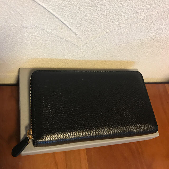 新品 L ZIP WALLET ブラック