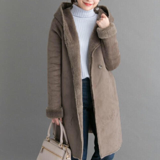 CASA FLINE エコファーショートコート バーガンディ フリーサイズ CASA FLINE エコファーショートコート バーガンディ フリーサイズ