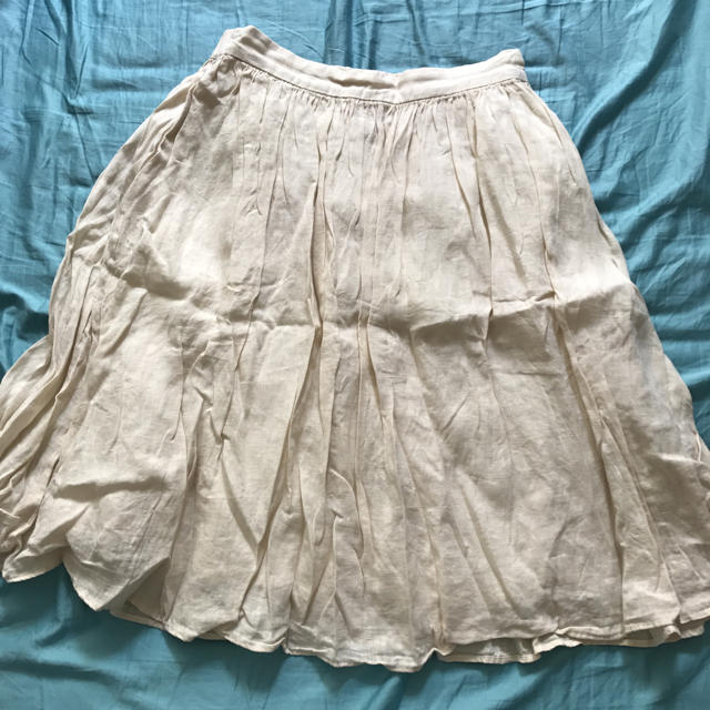 URBAN RESEARCH(アーバンリサーチ)のリネンフレアスカート レディースのスカート(ひざ丈スカート)の商品写真