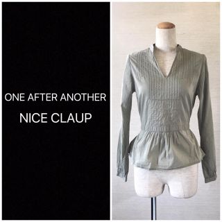 ワンアフターアナザーナイスクラップ(one after another NICE CLAUP)の❤️送料込❤️NICE CLAUP コットンブラウス シャツ(シャツ/ブラウス(長袖/七分))