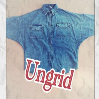 アングリッド(Ungrid)のUngrid❁❀ウォッシュデニムシャツ(シャツ/ブラウス(長袖/七分))