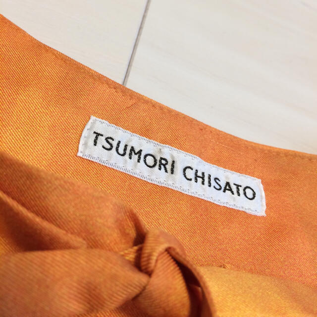 TSUMORI CHISATO(ツモリチサト)のSALE！【美品】【希少】ツモリチサト ＊ ビル柄のシルクワンピース レディースのワンピース(ひざ丈ワンピース)の商品写真