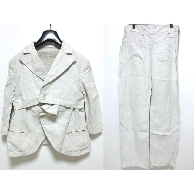 Y's 15AW 顔料コーティング 変形ジャケット ワイドパンツ セットアップ2