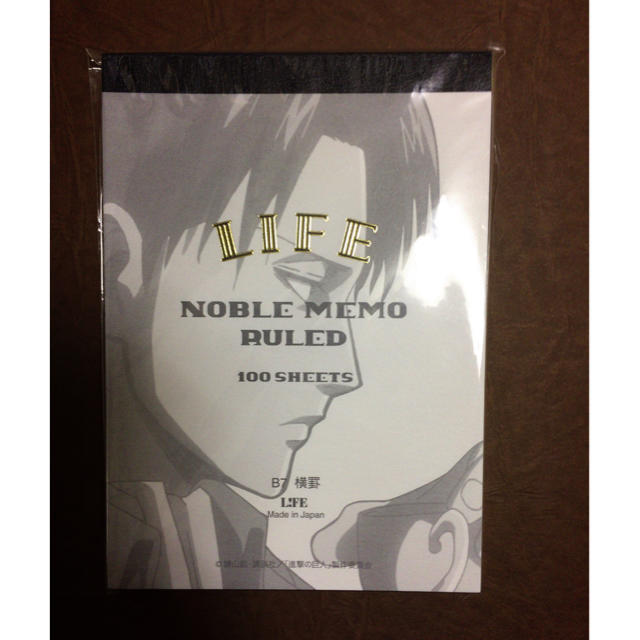講談社(コウダンシャ)の【値下】進撃の巨人 メモ帳 リヴァイ 横顔 エンタメ/ホビーの漫画(その他)の商品写真
