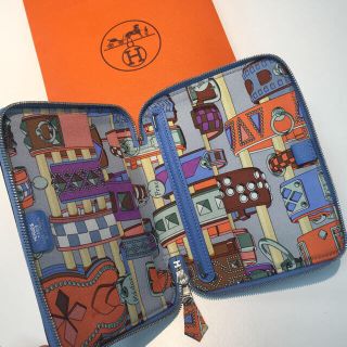 Hermes - エルメス アジェンダジップ シルクイン 手帳カバーの通販 by