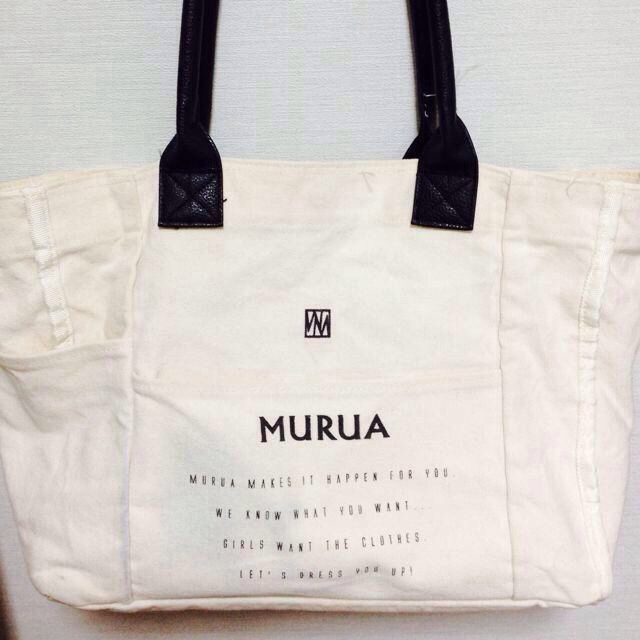 MURUA(ムルーア)のMURUA キャンパストート レディースのバッグ(トートバッグ)の商品写真