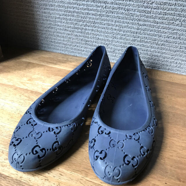 GUCCI ラバーシューズ ネイビー- GUCCI ラバーシューズ ネイビー-