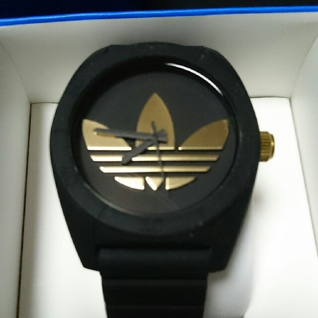 adidas(アディダス)のadidas black/gold watch メンズの時計(腕時計(アナログ))の商品写真