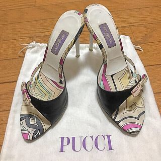 エミリオプッチ(EMILIO PUCCI)のエミリオプッチ EMILIOPUCCI サンダル ミュール 35ハーフ(サンダル)