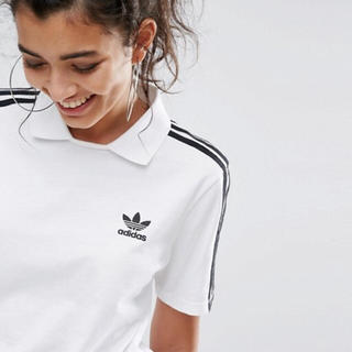 アディダス(adidas)の新品未使用 adidas★originals ポロシャツ ホワイト XLサイズ(ポロシャツ)