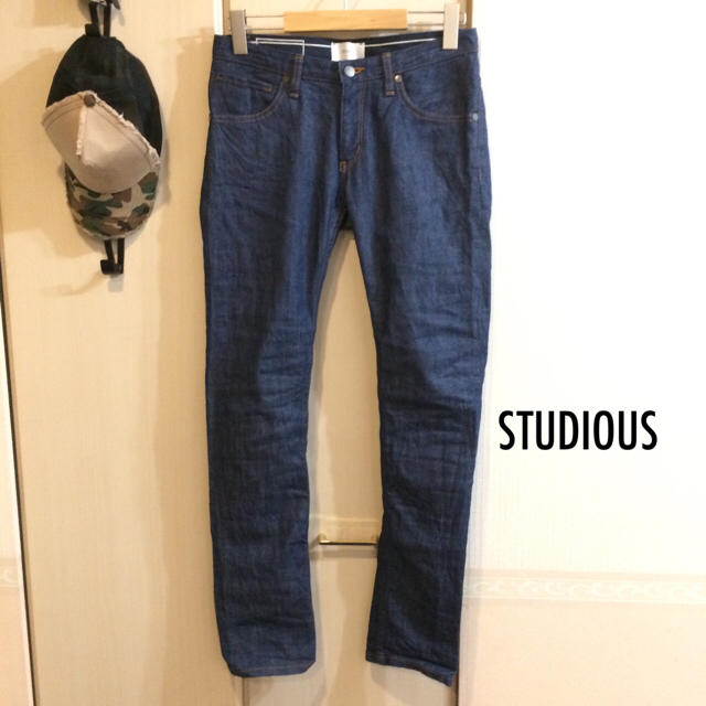 STUDIOUS(ステュディオス)のSTUDIOUSインディゴデニムテーパードデニム送料込 メンズのパンツ(デニム/ジーンズ)の商品写真