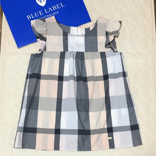 バーバリーブルーレーベル(BURBERRY BLUE LABEL)の最終値下げ 美品 人気 クレストブリッジ ブルーレーベル バーバリー ブラウス (シャツ/ブラウス(半袖/袖なし))