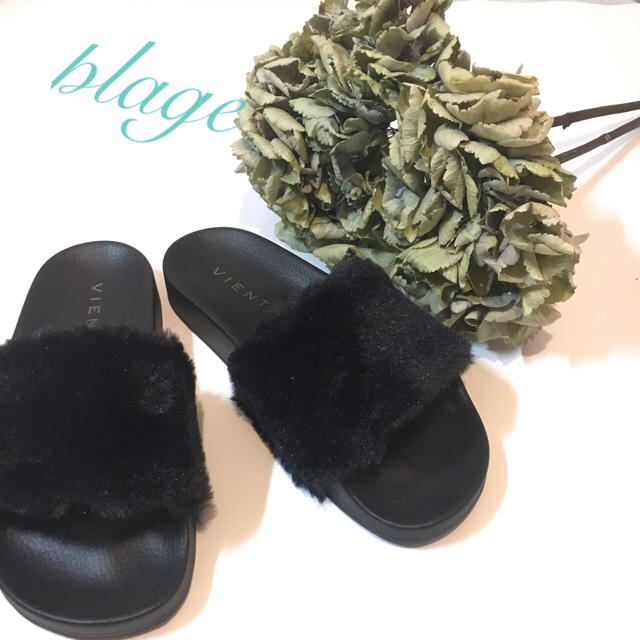 IENA(イエナ)のプラージュ  ファーサンダル (完売品) レディースの靴/シューズ(サンダル)の商品写真