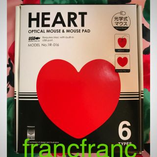 フランフラン(Francfranc)のfranc franc♡マウス+マウスパッド セット(PC周辺機器)