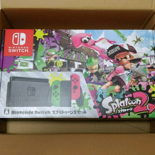 Nintendo Switch スプラトゥーン2 同梱版　新品未開封家庭用ゲーム機本体