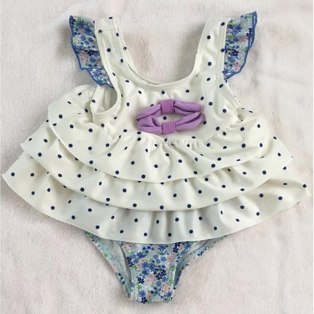 petit main(プティマイン)の専用♡プティマイン♡リバティプリント 水着 size80 キッズ/ベビー/マタニティのベビー服(~85cm)(水着)の商品写真