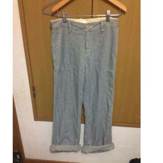 ダブルクローゼット(w closet)のwcloset ゆるボーダーデニム(デニム/ジーンズ)