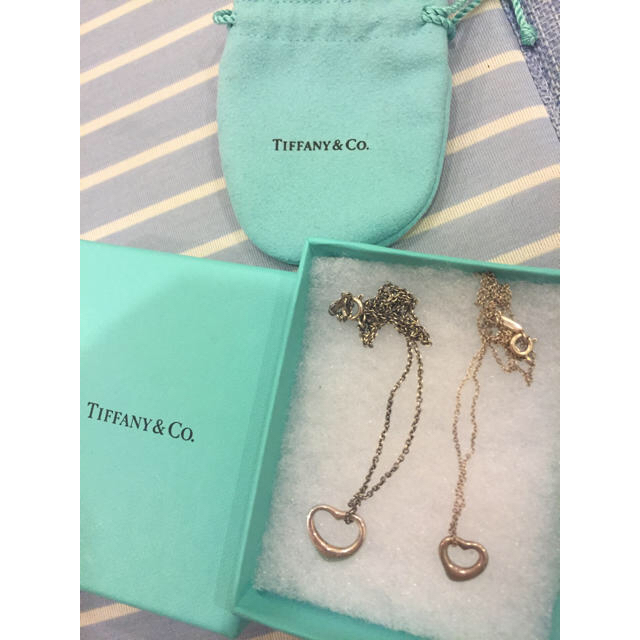 Tiffany & Co.(ティファニー)のオープンハート 2種類 レディースのアクセサリー(ネックレス)の商品写真