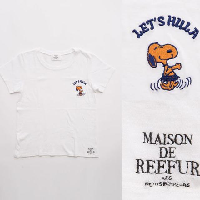 Maison de Reefur(メゾンドリーファー)の【ほぼ新品未使用】maison de reefur 日焼けスヌーピーTシャツ レディースのトップス(Tシャツ(半袖/袖なし))の商品写真