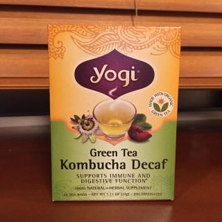 【未開封/値下げ】yogi ヨギ グリーンティー コンブチャ ディカフェ(健康茶)