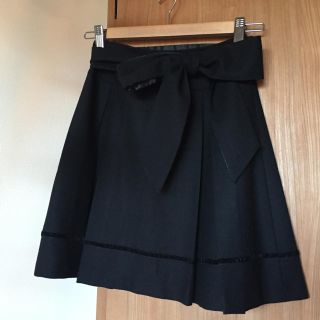 イング(INGNI)のカム＆カムイ様専用  美品《INGNI》リボンベルト付台形ミニスカート(ミニスカート)