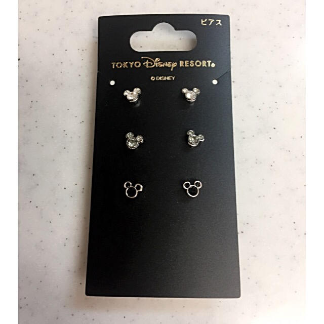 Disney(ディズニー)の【Disney】ミッキーピアス 3セット レディースのアクセサリー(ピアス)の商品写真