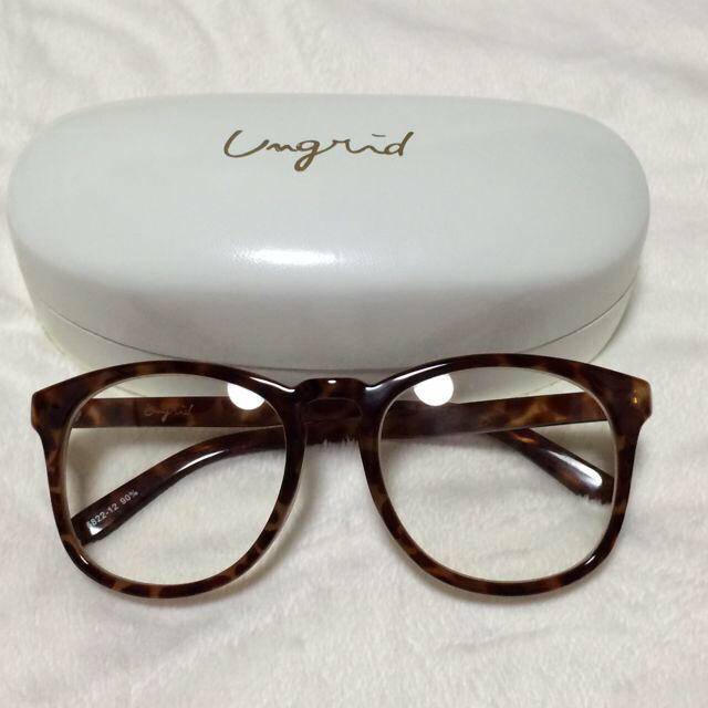 Ungrid(アングリッド)のungrid☪﻿だてメガネ レディースのファッション小物(サングラス/メガネ)の商品写真