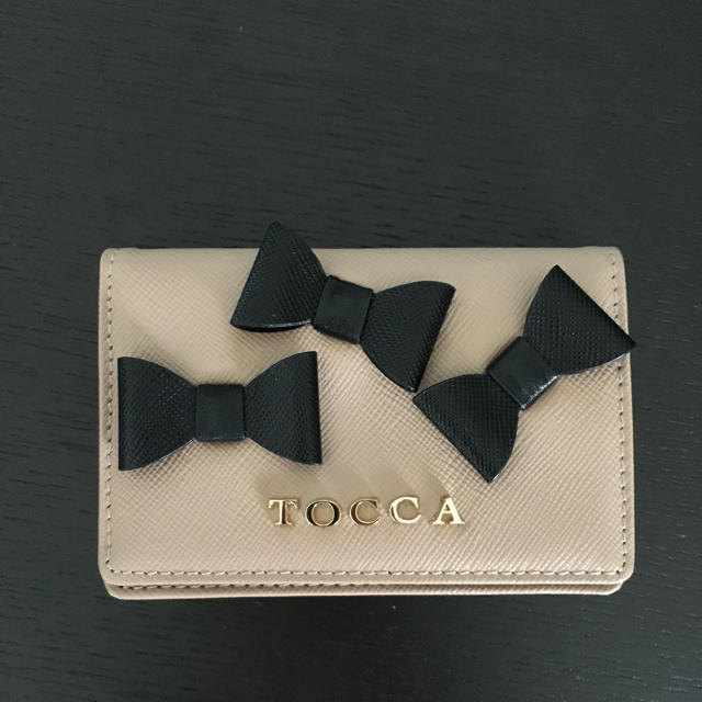 TOCCA カードケース ベージュ