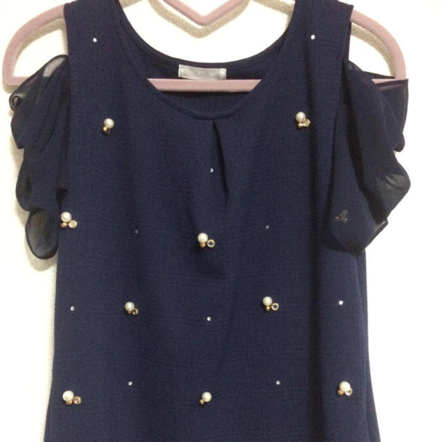 MIIA(ミーア)のMIIA♡ネイビー レディースのトップス(Tシャツ(半袖/袖なし))の商品写真