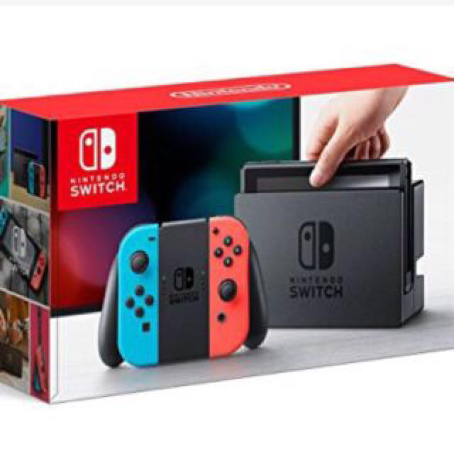 .✩ 2年保証付 任天堂 switch(スイッチ) 赤青 エンタメ/ホビーのゲームソフト/ゲーム機本体(家庭用ゲーム機本体)の商品写真