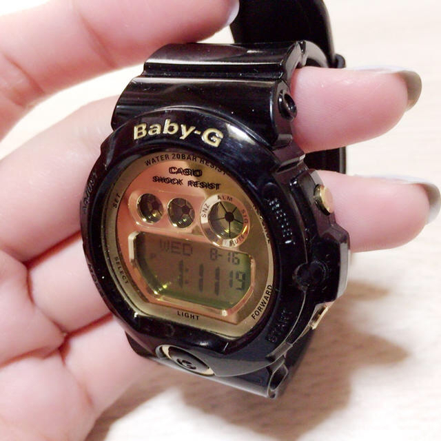 Baby-G(ベビージー)のBaby-G ☆ブラック×ゴールド レディースのファッション小物(腕時計)の商品写真