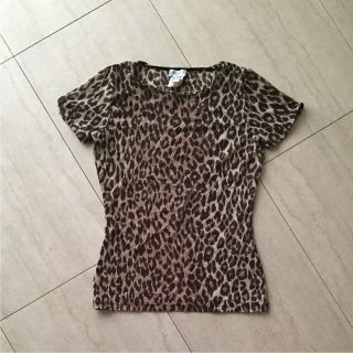 ドルチェアンドガッバーナ(DOLCE&GABBANA)のドルチェアンドガッバーナ ヒョウ柄 トップス(カットソー(半袖/袖なし))