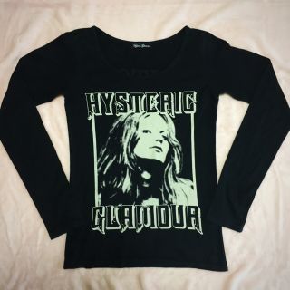 HYSTERIC GLAMOUR - ヒステリックグラマー ロングTシャツ 黒 ブラック ロンT Tシャツの通販｜ラクマ