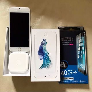 アイフォーン(iPhone)のえまにえる様専用 iPhone6s SIMフリー版 128GB シルバー(スマートフォン本体)