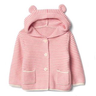 ベビーギャップ(babyGAP)の新品タグ付き くま耳ニット(ジャケット/コート)