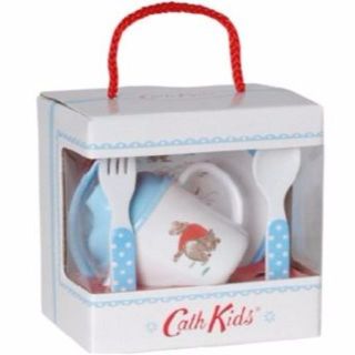 キャスキッドソン(Cath Kidston)のキャスキッドソン　ナーサリー　カウボーイ　ベビー用食器ギフト　4点セット(離乳食器セット)