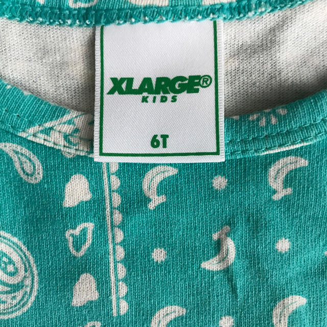 X-girl Stages(エックスガールステージス)のXLARGE  T   6T キッズ/ベビー/マタニティのキッズ服男の子用(90cm~)(Tシャツ/カットソー)の商品写真