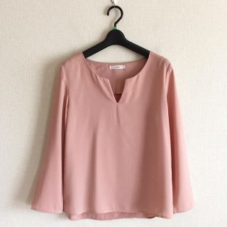 フィフス(fifth)のfifth♡ピンクベージュのプルオーバーシャツ(シャツ/ブラウス(長袖/七分))