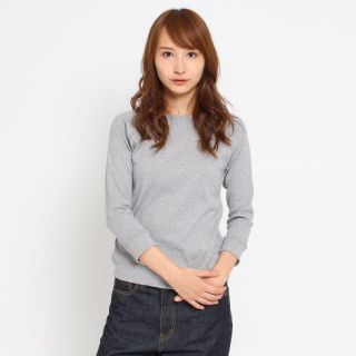 ドレステリア(DRESSTERIOR)の1回着用 DRESSTERIOR フライス定番プルオーバー グレー サイズ1(カットソー(長袖/七分))