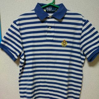 ポロラルフローレン(POLO RALPH LAUREN)のラルフ・ローレン ポロシャツ 青 白 ボーダー Ralph lauren(ポロシャツ)