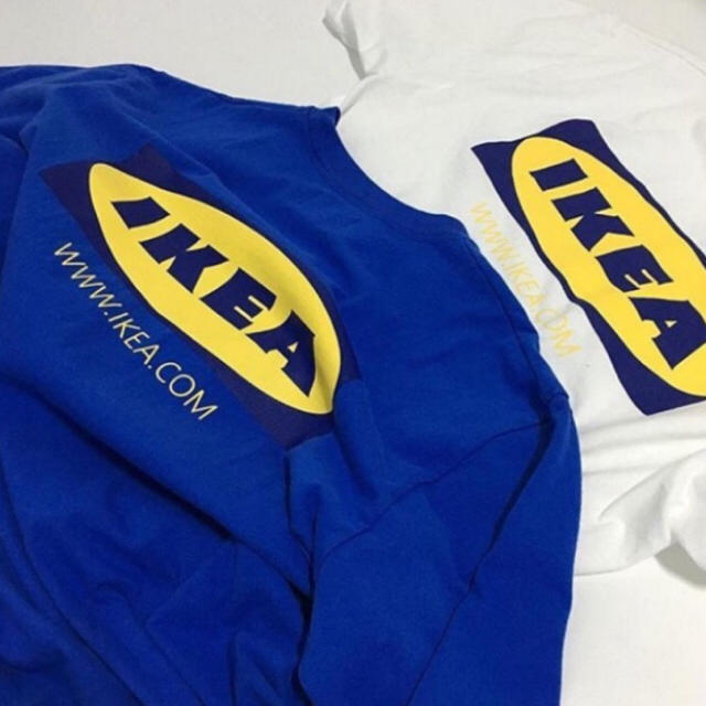 SNSで大人気☆IKEA ボックスロゴ Tシャツ オルチャン インポート レディースのトップス(Tシャツ(半袖/袖なし))の商品写真