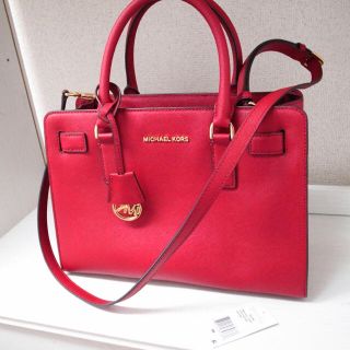 マイケルコース(Michael Kors)の正規品♡超美品♡マイケルコース 2wayバッグ トートバッグ 赤 財布 小物(ハンドバッグ)