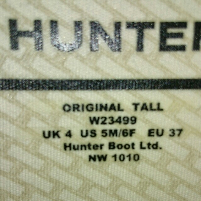 HUNTER(ハンター)の専用   ハンター レインブーツ UK4 レディースの靴/シューズ(レインブーツ/長靴)の商品写真