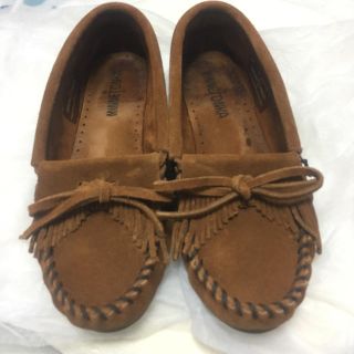 ミネトンカ(Minnetonka)のミネトンカ モカシン ブラウン(スリッポン/モカシン)