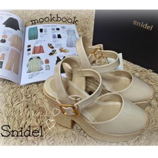 スナイデル(SNIDEL)のsnidel 2016AW ジュートウェッジソール(サンダル)