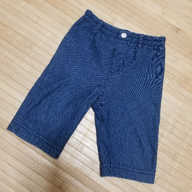 BeBe(ベベ)のBeBe ストレッチデニム ハーフパンツ キッズ/ベビー/マタニティのキッズ服男の子用(90cm~)(パンツ/スパッツ)の商品写真