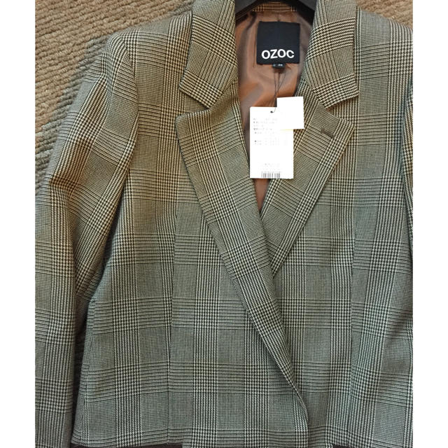 OZOC(オゾック)のオゾック グレンチェックジャケット レディースのジャケット/アウター(テーラードジャケット)の商品写真