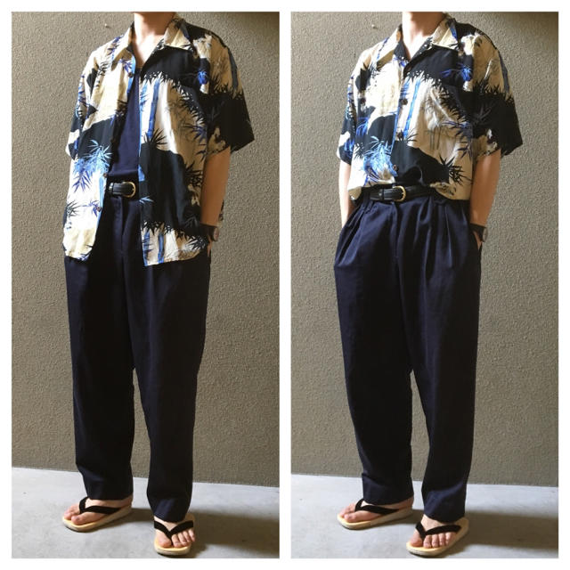 アロハシャツ / 開襟シャツ / オープンカラーシャツ M 黒 菅田将 アロハシャツ / 開襟シャツ / オープンカラーシャツ M 黒 菅田将